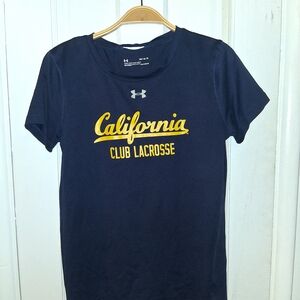 Under Armour Dark Blue HeatGear Tee
